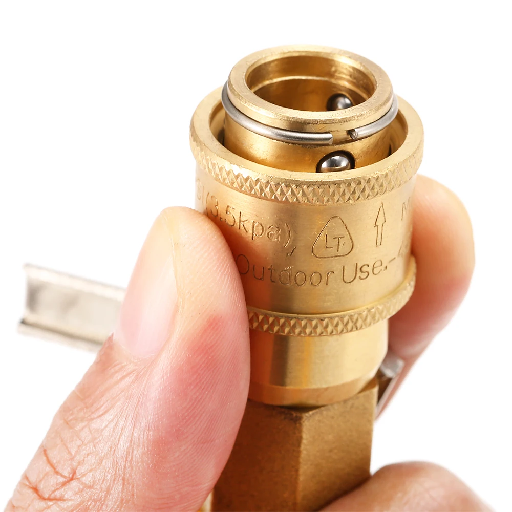 Быстроразъемные фитинги для газовой плиты твердый браслет пропановый шланг