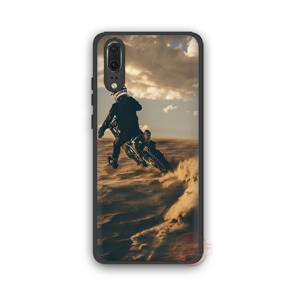 WEBBEDEPP Классический чехол для телефона из ТПУ мотокросса Huawei P10 P20 P30 Lite Pro Y6 Y7 prime 2018