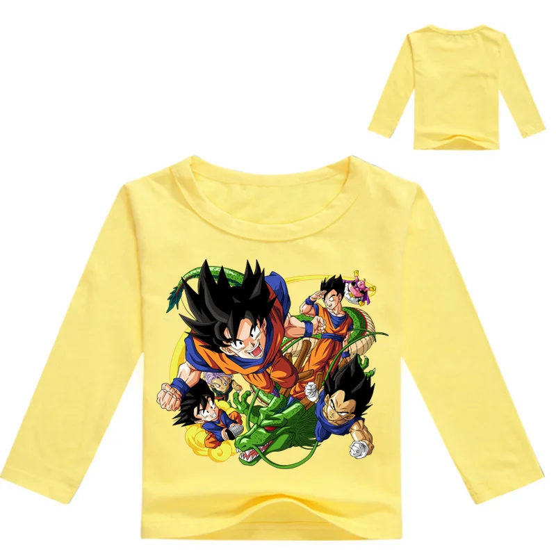 Толстовки для мальчиков с героями мультфильмов Dragon Ball Z Goku DBZ, толстовки для девочек, верхняя одежда, Весенняя детская одежда, детская одежда с длинным рукавом и капюшоном - Цвет: style 14