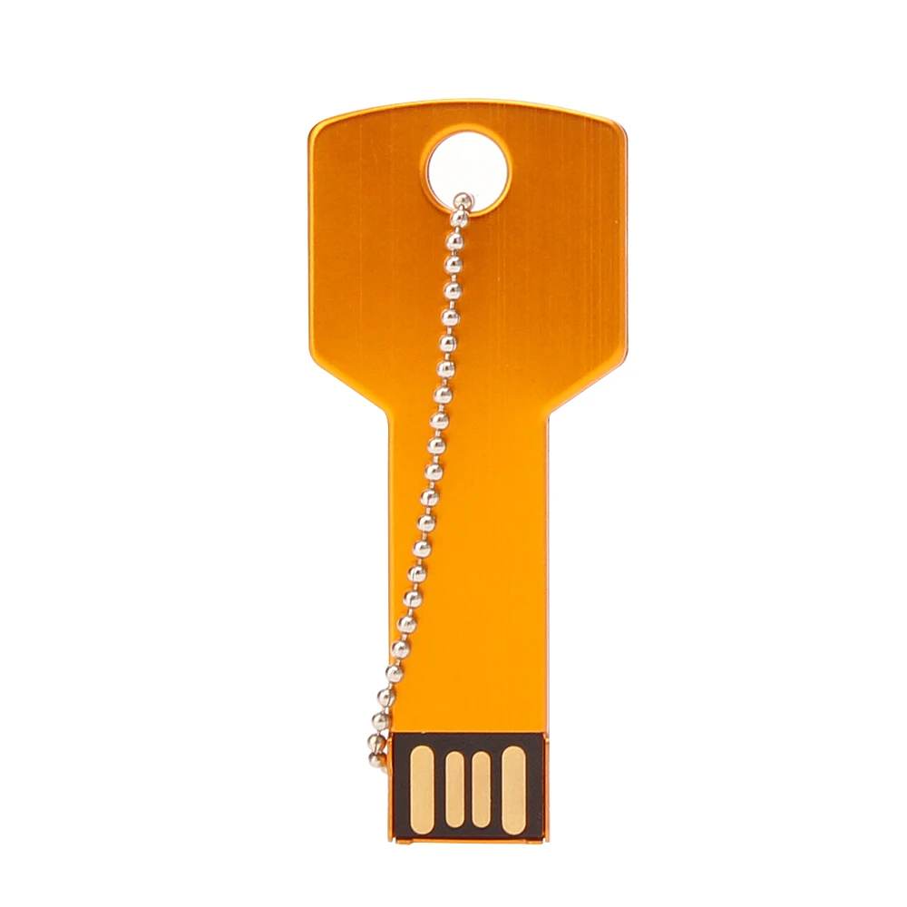 Металлический ключ USB флэш-накопитель 64 ГБ реальная емкость флешки 32 Гб U диск 2,0 128 ГБ 16 ГБ 8 ГБ 4 ГБ флеш-накопитель Memoria Usb Бесплатный Пользовательский логотип