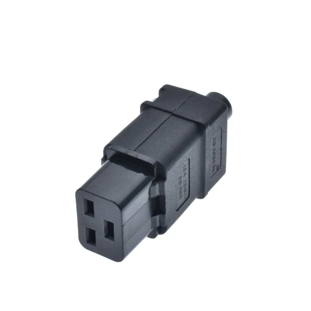 PDU UPS 16A 250VAC IEC 320 C19 штекер, IEC C19 «сделай сам» штекер, IEC 320 C19 перезаряжаемый разъем IEC C19 гнездовой разъем 16A разъем