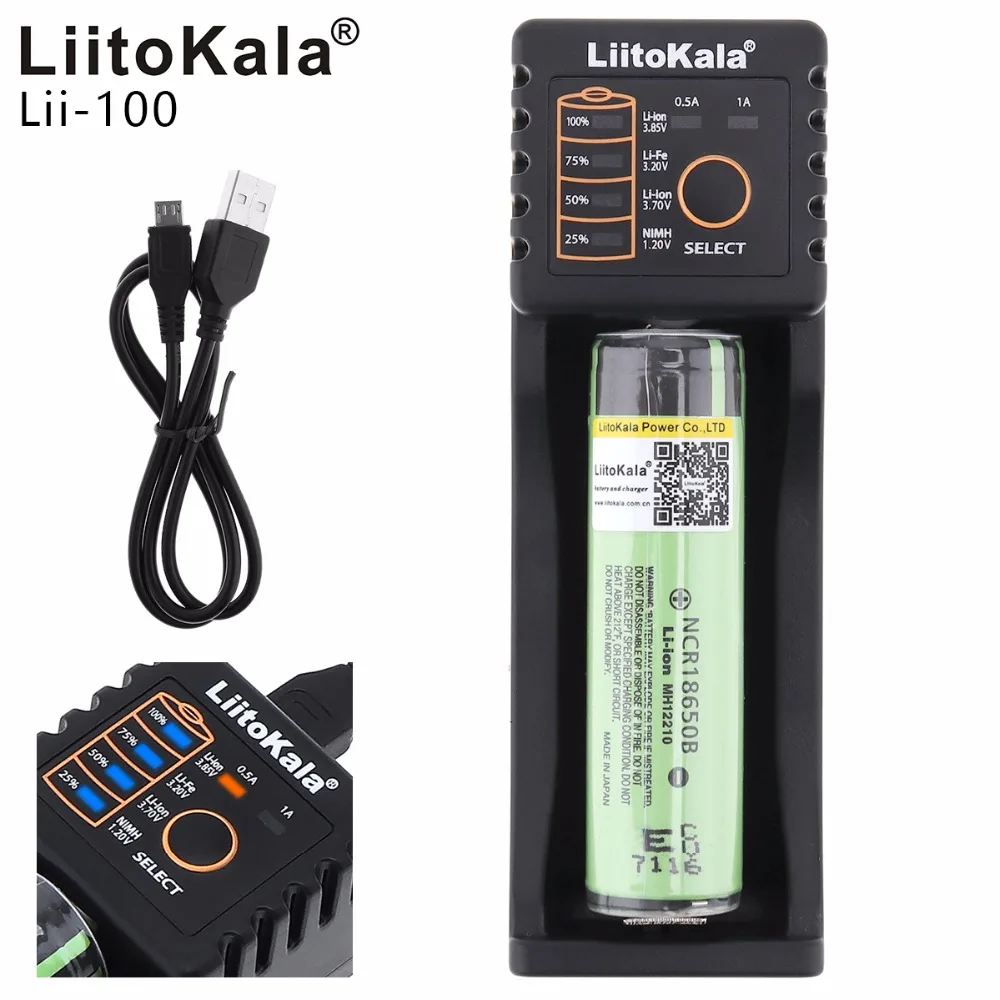Liitokala NCR18650B 18650 3400 мАч литий ионный аккумулятор высокой емкости с защищенным PCB