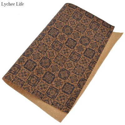 Blue totem Lychee Life винтажный мягкий пробковый материал A3 для женщин, рукоделие, ручная работа, Лоскутная одежда, аксессуары для украшения одежды - Цвет: Blue totem