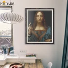 Постер с изображением Леонардо да Винчи Манди, Классический рисунок на холсте, Настенные рисунки для гостиной, домашний декор, без рамки