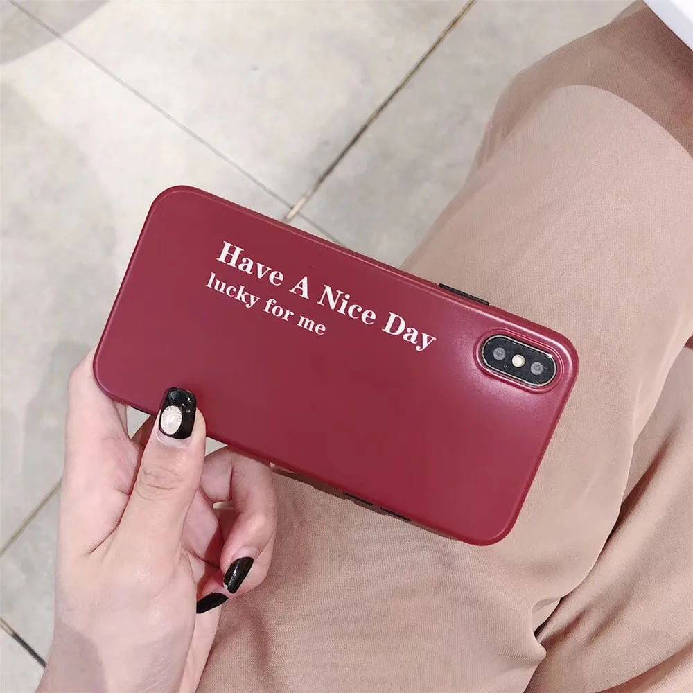 Bepskinlun письма чехол для iPhone X 8 7 6 s плюс краткое цитаты матовый Мягкий ТПУ защитный