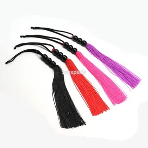 SMSPADE fetish silicone flogger whip for couples foreplay, 32cm slim silicone tails spanking whip,adult sex products for couples
