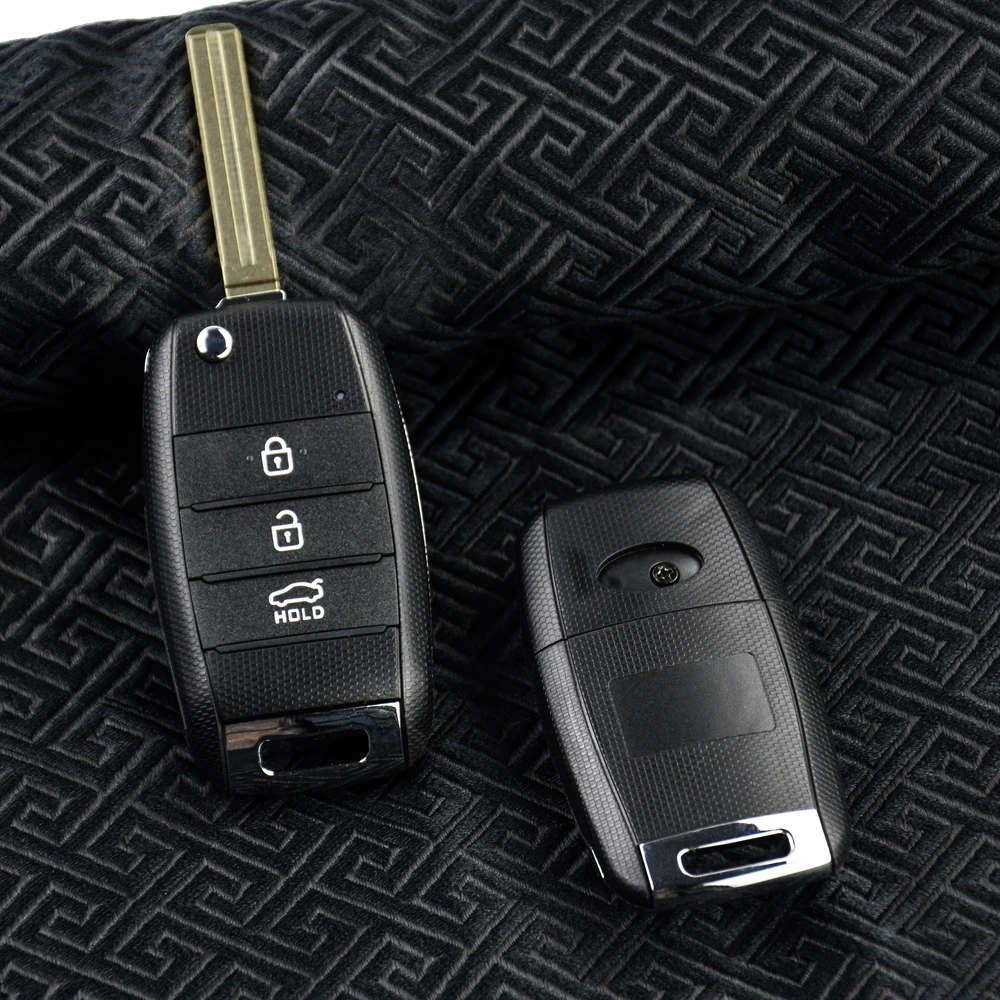 Складной чехол для дистанционного ключа с 3 кнопками OkeyTech KIA K2 K3 K5 Carens Cerato Forte