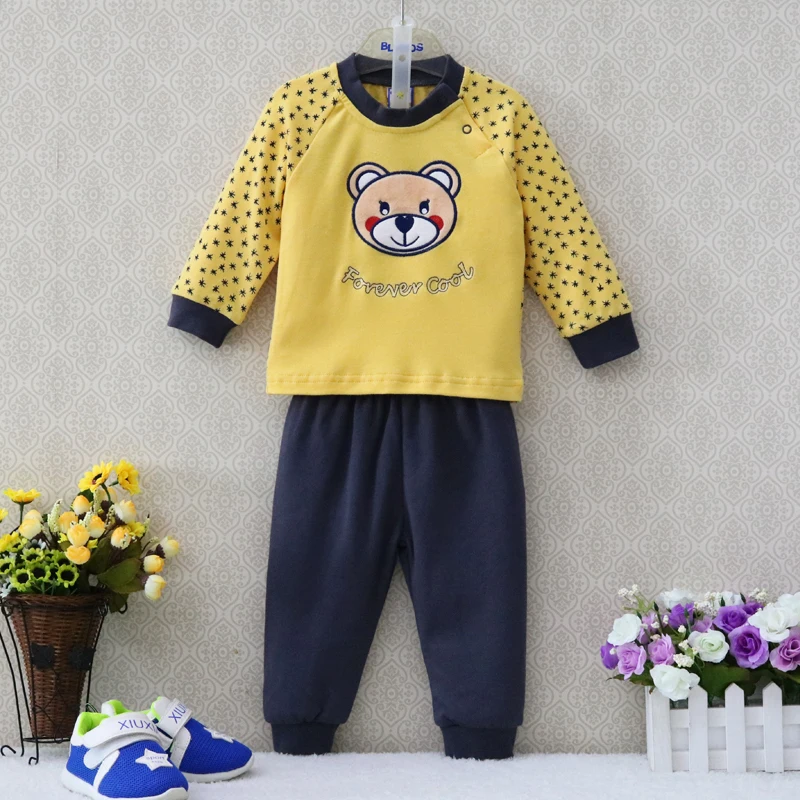 Зимние костюмы для маленьких мальчиков 2021 Little Q из 100% хлопка Детское пальто