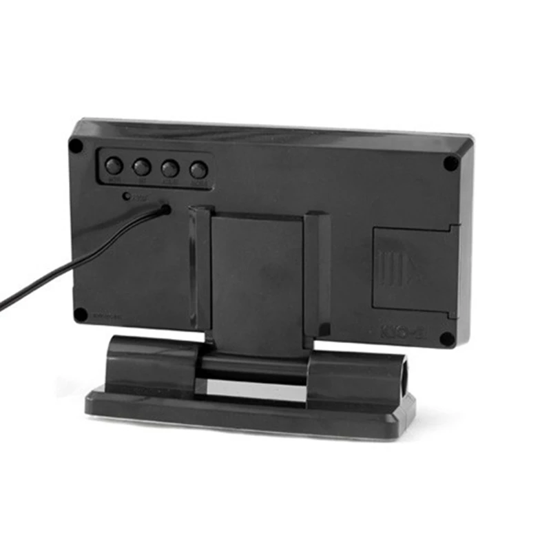 Цифровой Автомобильный термометр 4 в 1 автомобильный гигрометр с ЖК дисплеем для