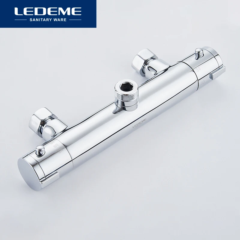 ledeme modern style bathroom shower faucet set rainfall head mixer taps hand shower waterfall rain bathroom faucets tap l2410 free global shipping