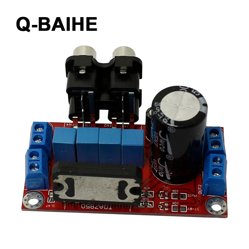 Готовые TDA7850 4X50W HiFi 4 канальный автомобильный аудио усилитель плата 12 В AV