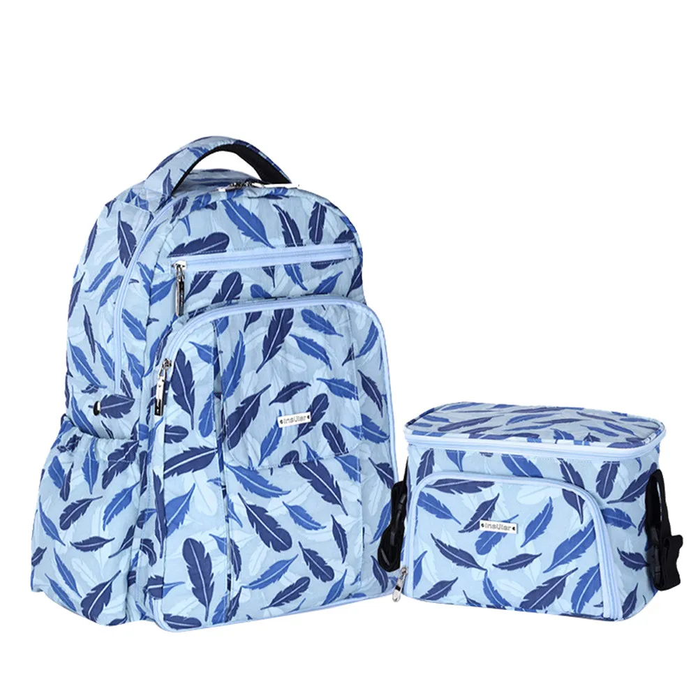 

Fashion 2PCS/SETS Mummy Maternity Nappy Bag Large Capacity Baby Nursing Bag Travel Backpack Designer Stroller Bag Baby Care