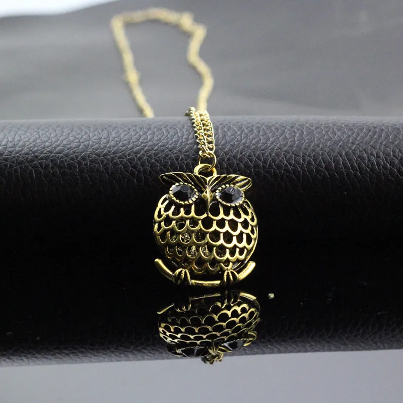 Женское длинное ожерелье с кулоном в виде совы | Украшения и аксессуары