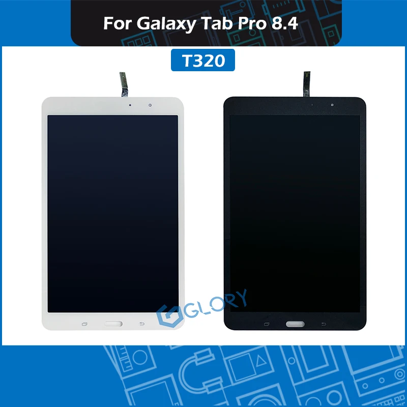 

T320 дисплей в сборе для Samsung Galaxy Tab Pro SM-T320 Сенсорная панель дигитайзер Переднее стекло + ЖК-дисплей Панель