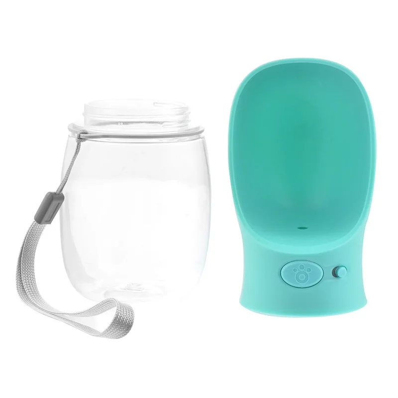 350 мл портативная наружная бутылка для воды домашних животных питатель собак