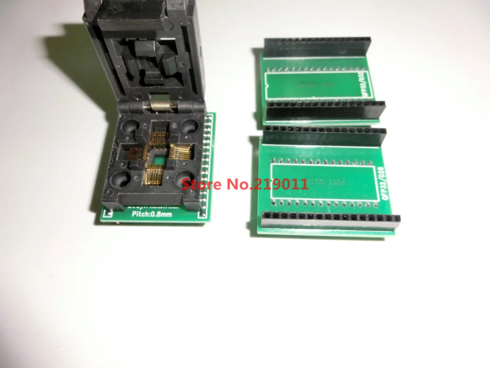 Плата программатора TQFP32 QFP32/ LQFP32 к DIP28 dip32|socket dip28|sockets programmersocket 8 |