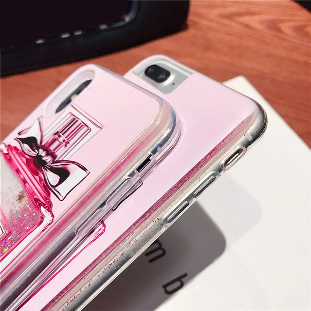 KISSCASE Liquid Quicksand Phone Case For Huawei P20 P30 Pro P10 Mate 10 20 Perfume Bottle Cases Honor 8X 9 Back Cover |