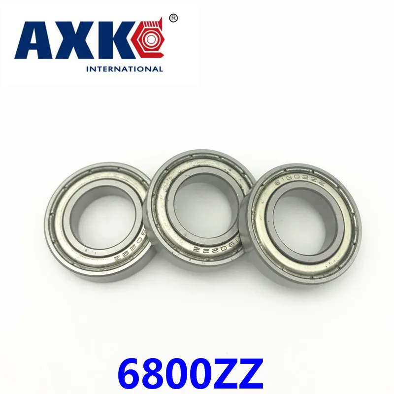 Axk 6800zz подшипник флейта (10 шт.) 10*19*5 мм Метрическая тонкая секция 6800 фонарей 6800z 61800