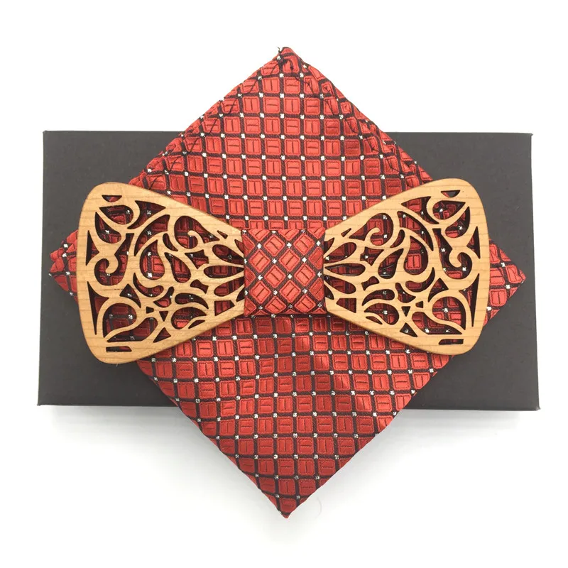 PS-049 Noeud Papillon мужской галстук-бабочка из твердой древесины для мужчин, классический галстук-бабочка, креативный галстук-бабочка ручной работы из дерева, галстук-бабочка Gravata - Цвет: PS-049