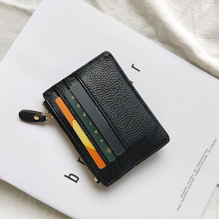Genuine Leather Arlanfivis Small Fashion Bag Mini Wallet Muti Card Slots Credit Holder Large Capacity Coin Purse portfel | Багаж и сумки