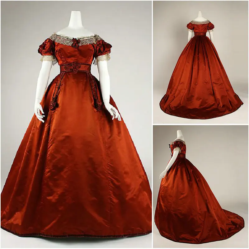 

Historical Civil War Southern Belle Gown evening Dress/Victorian Lolita dresses/scarlett dress US6-26 SC-896