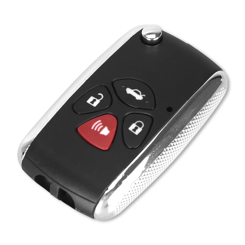 DANDKEY абсолютно новый 4 кнопки дистанционного ключа оболочки чехол для TOYOTA RAV4 Camry