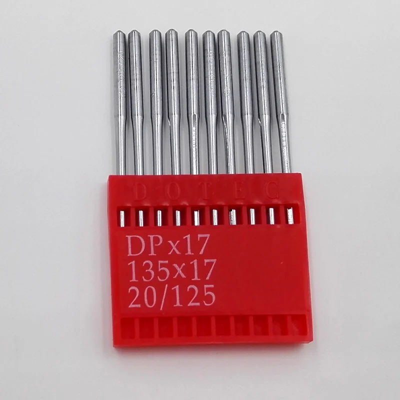 Размер 125/20 dotec иглы для промышленной швейной машины DPX17 10 шт. стандартной модели