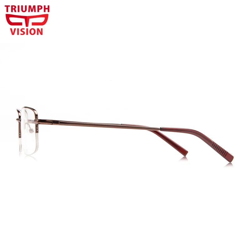 TRIUMPH VISION легкие тонкие полуоправы из нержавеющей стали очки с защитой от синего