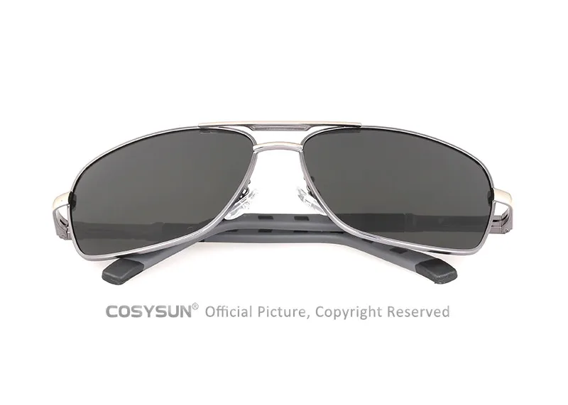 COSYSUN Брендовые мужские солнцезащитные очки HD поляризованные солнцезащитные очки мужские солнцезащитные очки водителя для мужчин очки с зеркальным покрытием oculos мужские 0042