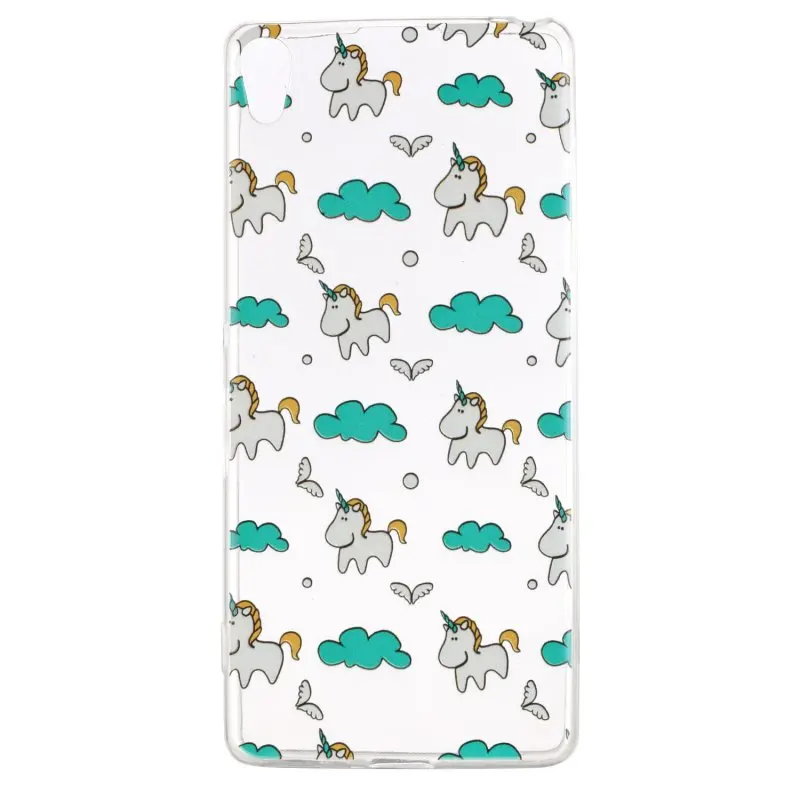 Case For Sony Xperia XA Back Cover Ultra Thin Flexible Rubber Fruit Animal Flower Phone Bag Gel Coque Etui Capinha |