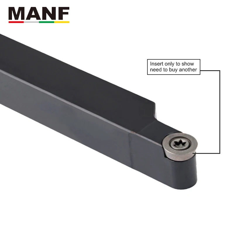 MANF CNC 10 мм 12 SRAPR 2020K08 Внешний поворотный держатель инструмента RPMT08 вставки