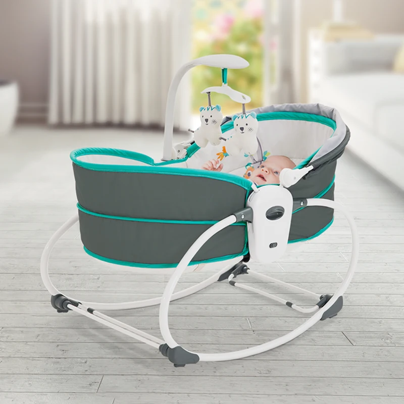 

Baby electric cradle vibration crib in the bed rocking chair automatic comfort chair shaker can sit on the recliner basket