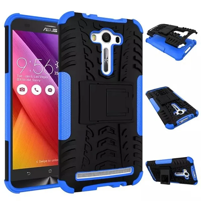 For Asus Zenfone 2 Laser Case ZE500KL 5.0 inch Heavy Duty Armor Hybrid Silicone Hard Phone Cover Ze500kl |