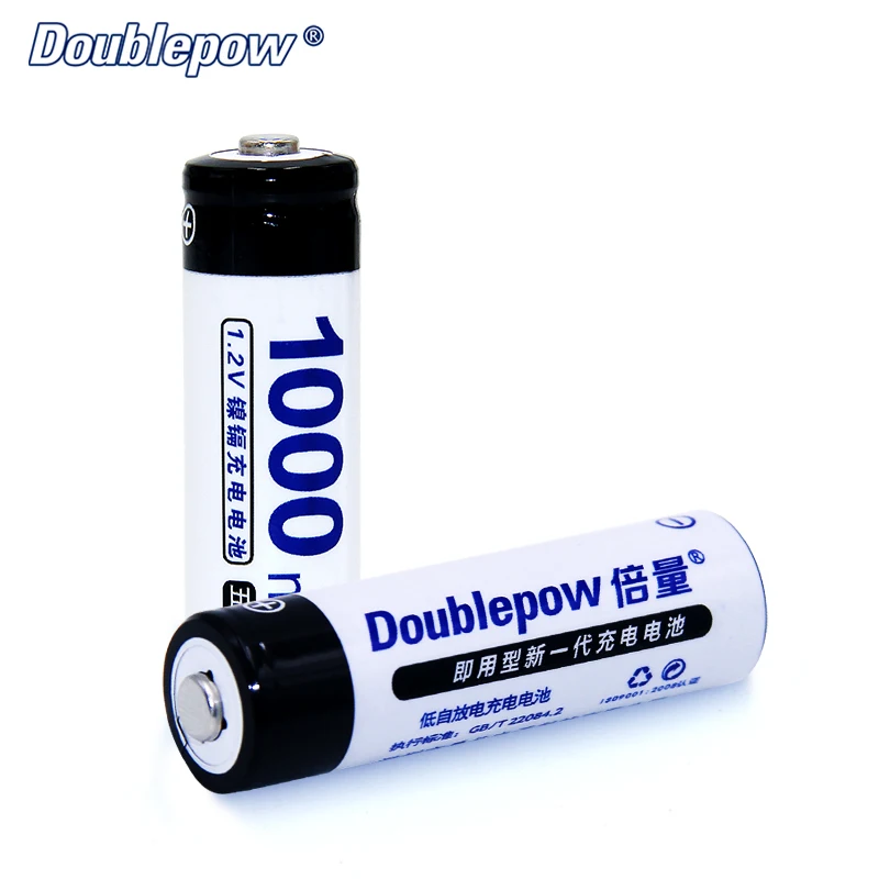 4 шт./лот doublepow dp-aa1000ma 1.2 В ni-cd Перезаряжаемые Батарея в полной высокой Ёмкость 10%
