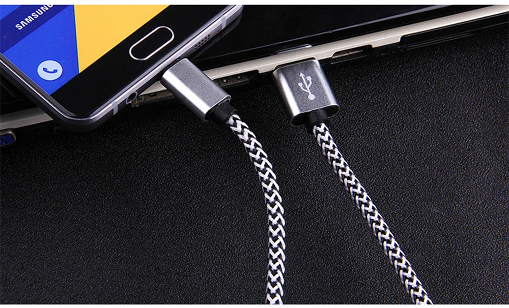 Металлический Плетеный Micro USB кабель синхронизации данных и зарядки для Redmi 5 Plus 6A 6 Pro Note 2 3 4 4X 5A быстрое зарядное устройство для телефона Android USB кабель