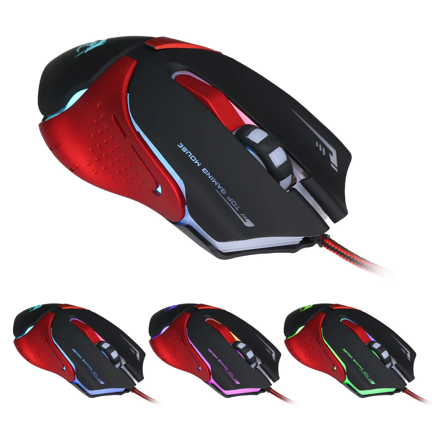 Del Hot 6D светодиодный оптический USB проводной 3200 dpi Pro игровая мышь для ноутбука ПК