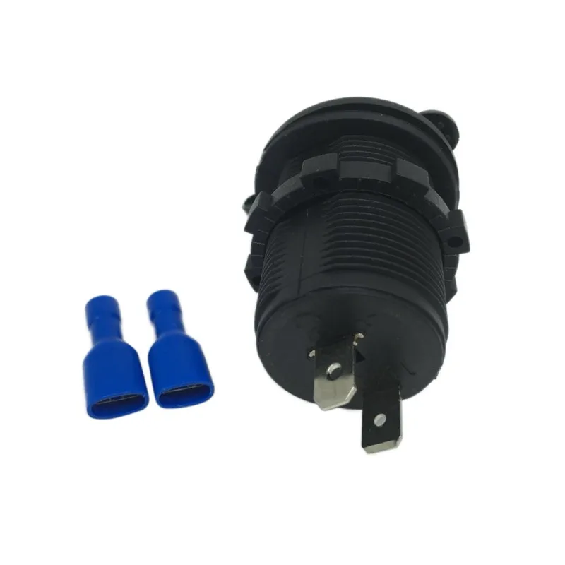 DC12V двойной USB зарядное устройство адаптер питания розетка для автомобильного