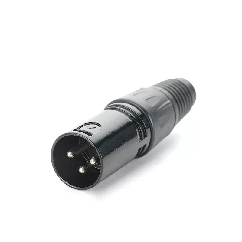 5 шт./лот B никелированный XLR 3 контактный штекер Cannon MIC Plug Connector|Соединители| |