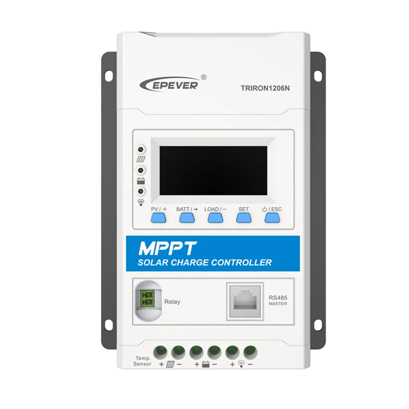 EPever TRIRON1206N (без модулей) 130 Вт/12 в 260 Вт/24 В 10A MPPT Контроллер заряда солнечной батареи