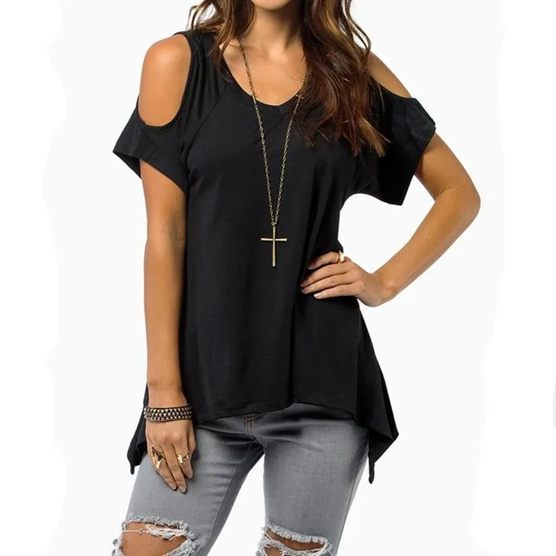 Фото 2018 Summer Plus Size T Shirt Women Hollow Out Casual T-Shirt Short Sleeve Hole Sexy V-Neck Off Shoulder Tshirts 4xl 5xl 2018 Summer Plus Size T Shirt Women Hollow Out Casual T-Shirt Short Sleeve Hole Sexy V-Neck Off Shoulder Tshirts 4xl 5xl