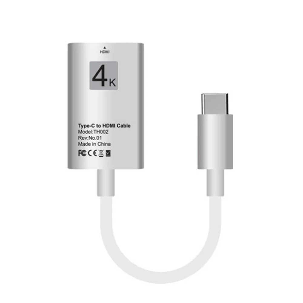USB 3. 0 - C Type-C штекер к HDMI 4K * 2K 30 Гц гнездовой адаптер кабель для Samsung Galaxy S8 S9 Note 8 Macbook |