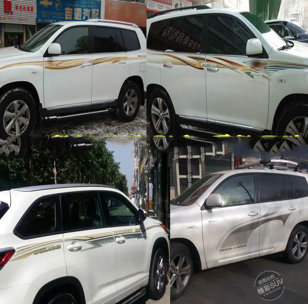 Luhuezu 5 типов 3M наклейка на кузов автомобиля для Toyota Highlander Kluger аксессуары 2009 2010 2011