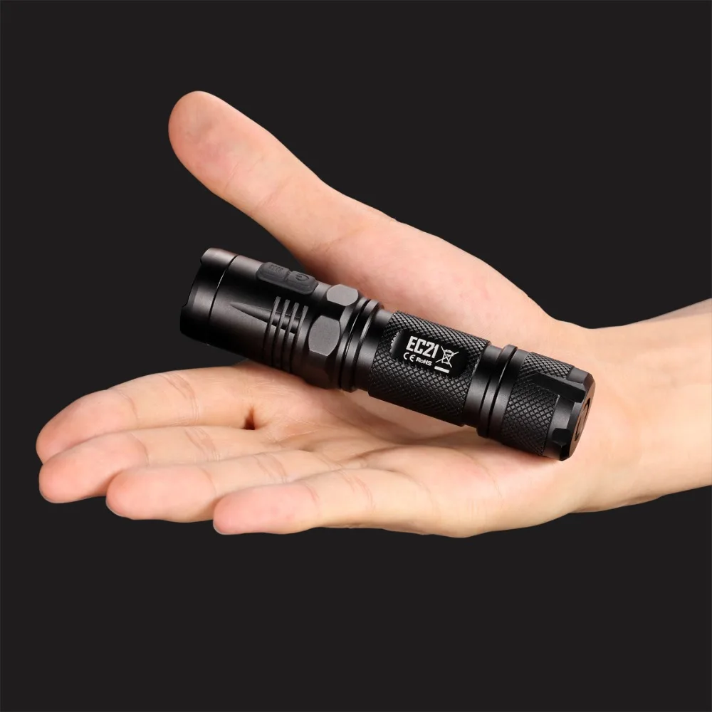 Топ продаж NITECORE EC21 Whithe и красный CREE XPG2 R5 светодиодный фонарик Алюминий сплав