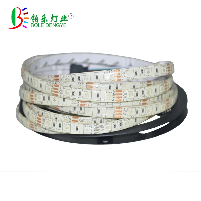 Светодиодная ленсветильник RGB 5 м 12 В постоянного тока SMD 5050 60 светодиодов