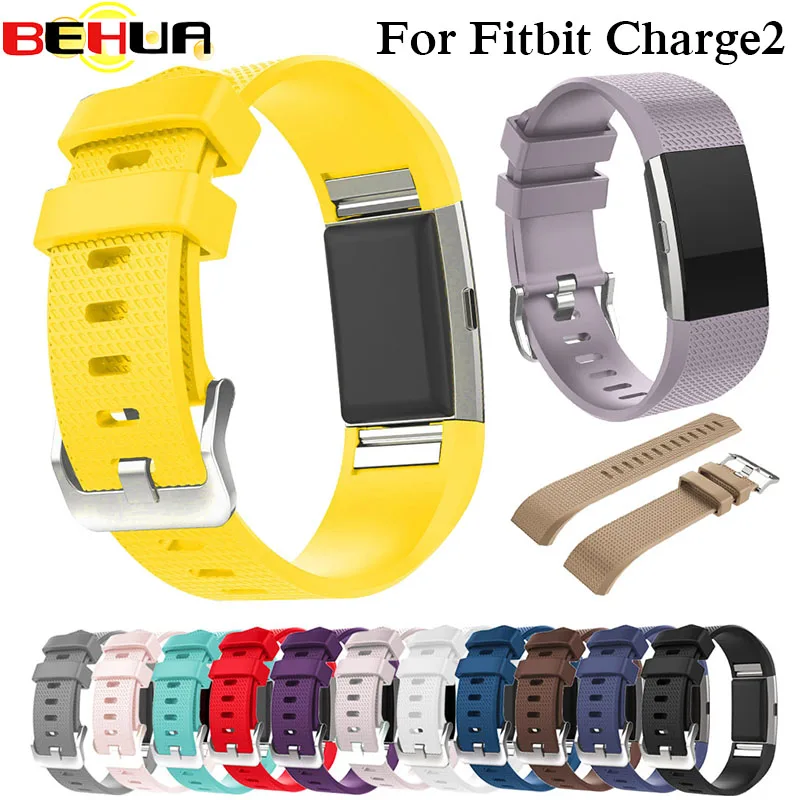 

Soft Silicone Wristband Smart Watch For Fitbit Charge 2 Band Strap Watchband Replacement Smartwatch Band Wrist Strap Colorful