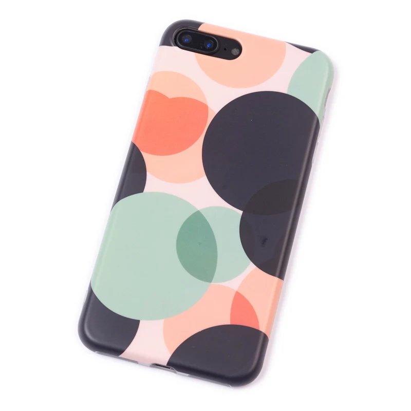Luxury Brand Matte IMD Soft Silicone Cover for iPhone case 7 Plus 8 XR X 10 XS Max 6 6S Cute Cartoon Simple Spot Kawaii Coque |