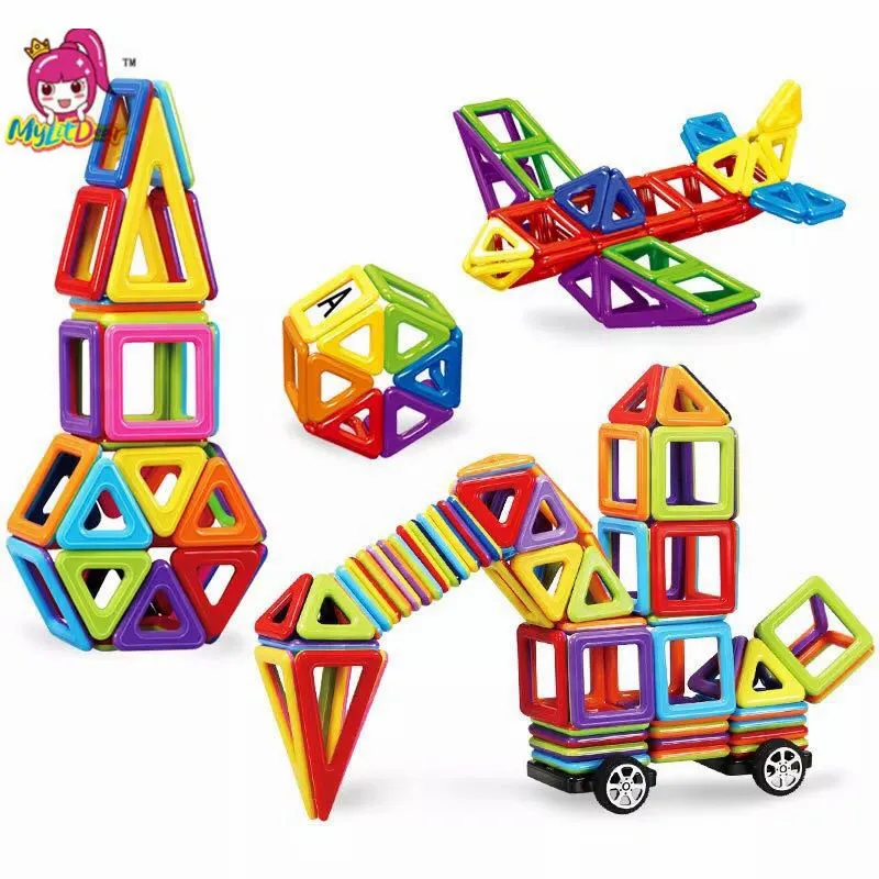 

45-244pcs Mini Magnetic Designer Construction Set Model & Building Plastic Magnetic Blocks Educational Toys For Kids Gift