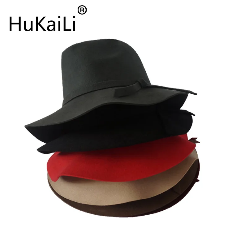 Летняя модная шерстяная фетровая шляпа винтажная Солнцезащитная с натуральными