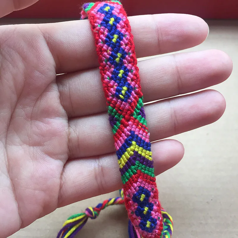 

Handmade Boho Weave Woven Braided Friendship Bracelets Yoga Geneva Beach Chic Hippie Men Women Girl Holiday Pulseras Jewelry