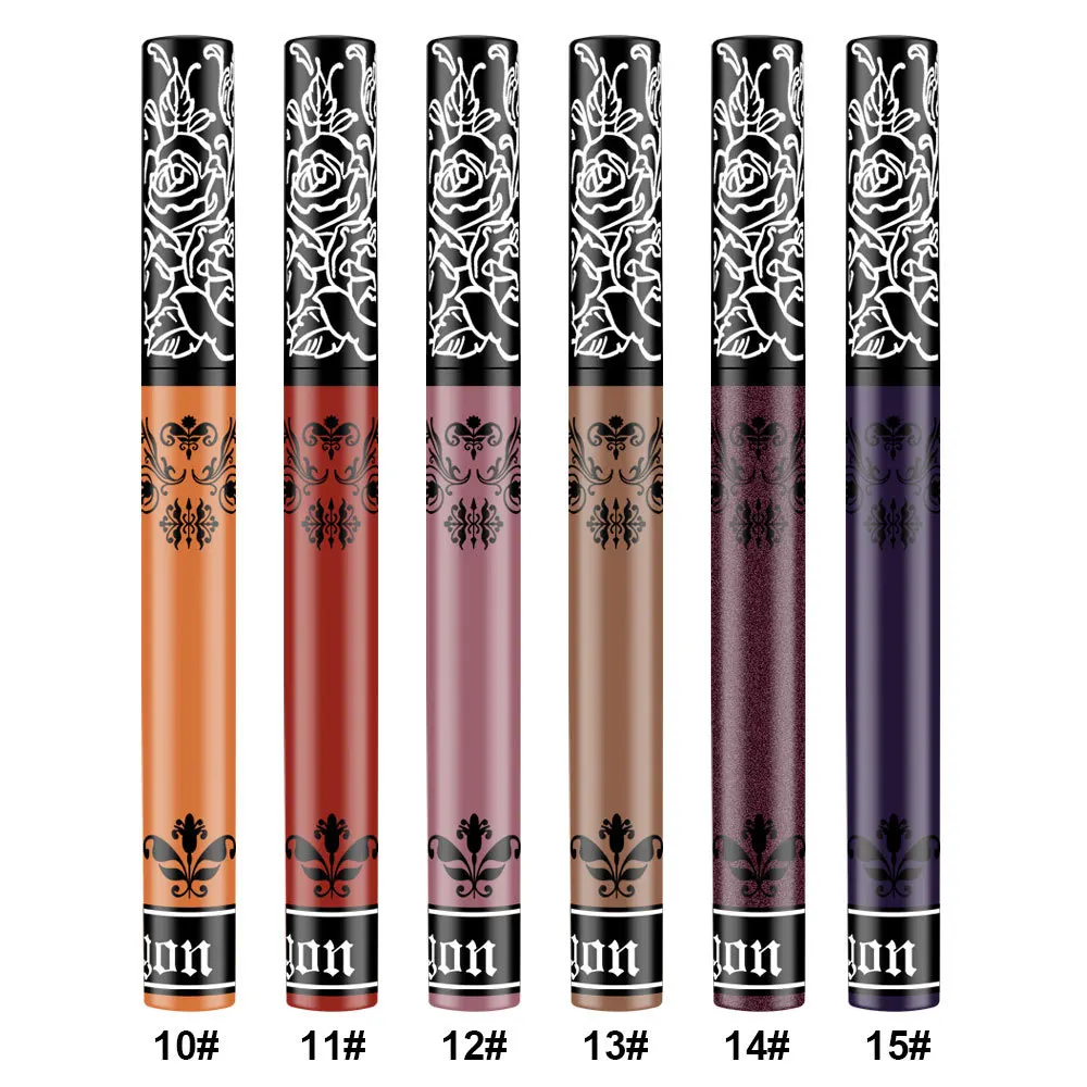 12 Colors Waterproof Long Lasting Moisturizer Matte Liquid Lip Glosses |